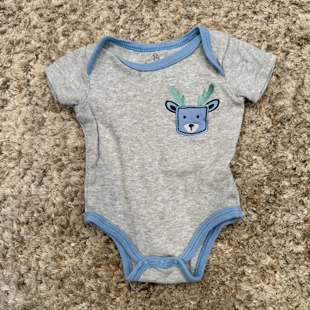 Duck Duck Goose Deer Onesie 3–6M